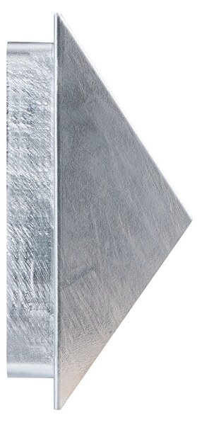 Nordlux Pontio 27 aplică de exterior unghiulară, zincată, reglabil, Metalic, Metal, Modern, Soclu de perete jos
