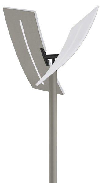 HELL Evolo lampadar LED, CCT, taupe, reglabil, Bej, Camera de zi / sufragerie, Metal, Modern