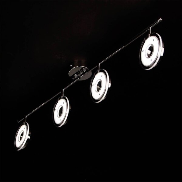 Eglo 78684 - Spot LED DORNES, 4 x 4,5 W, 230 V, crom lucios