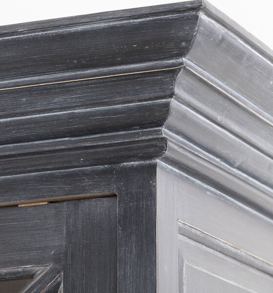 Bufet Rimir 160x50x220 old black & natural