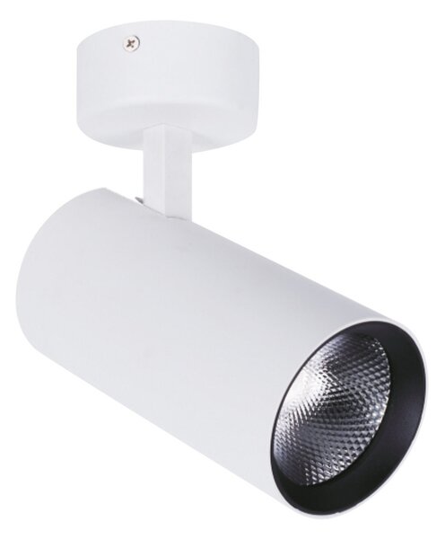 Viokef Nestor spot tavan LED, alb, Alb, Camera de zi / sufragerie, Metal