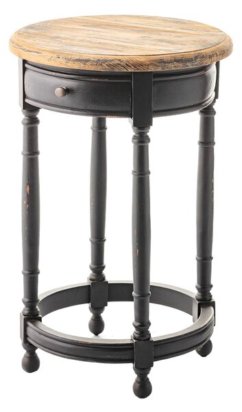 Măsuță Margaret 45x72 cm black&natural