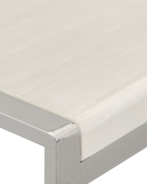 Consolă Chianti marble ivory white 120x40x80cm