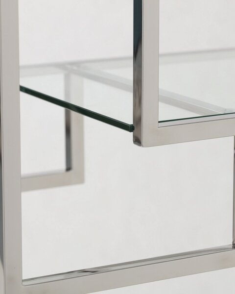 Etajeră Hypnose silver 115x40x202cm