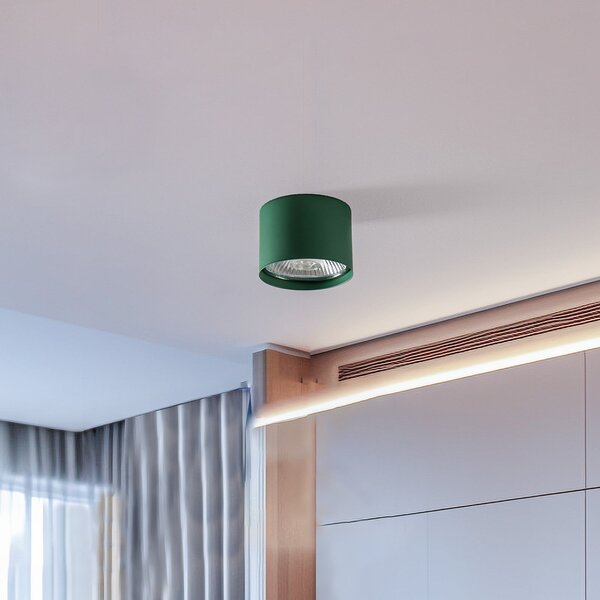Argon Spot de tavan Chloe fix, verde, reglabil, Verde, Camera de zi / sufragerie, Metal, Modern