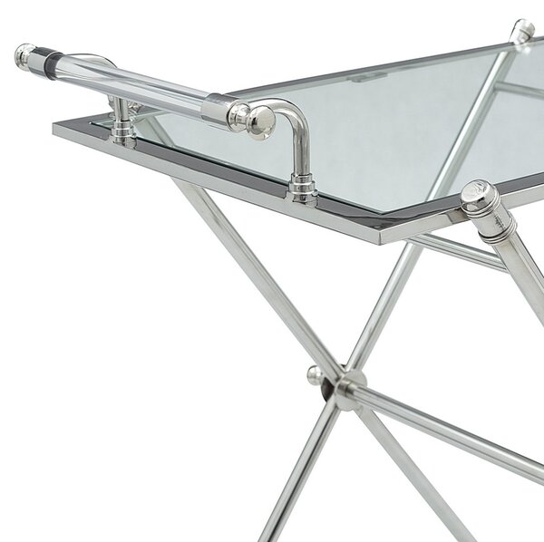 Măsuță auxiliară Morris Silver 90x62x83 cm