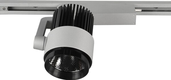 Trio Lighting Spot LED Radiator pentru DUOline, titan mat, CCT, reglabil, Gri, Camera de zi / sufragerie, Metal, Modern