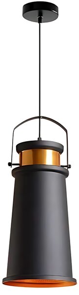 Lampa DE TAVAN ASTI A negru / Auriu