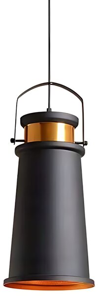 Lampa DE TAVAN ASTI A negru / Auriu