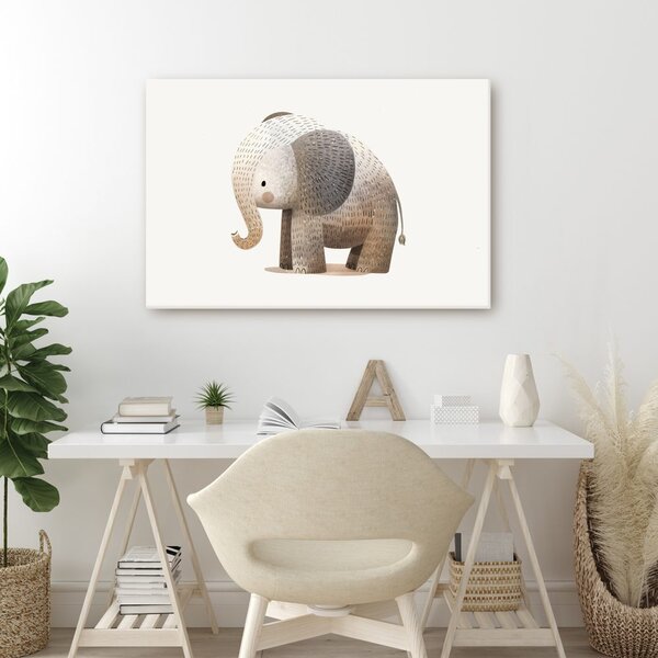 Tablou elefant drăguț pentru copii