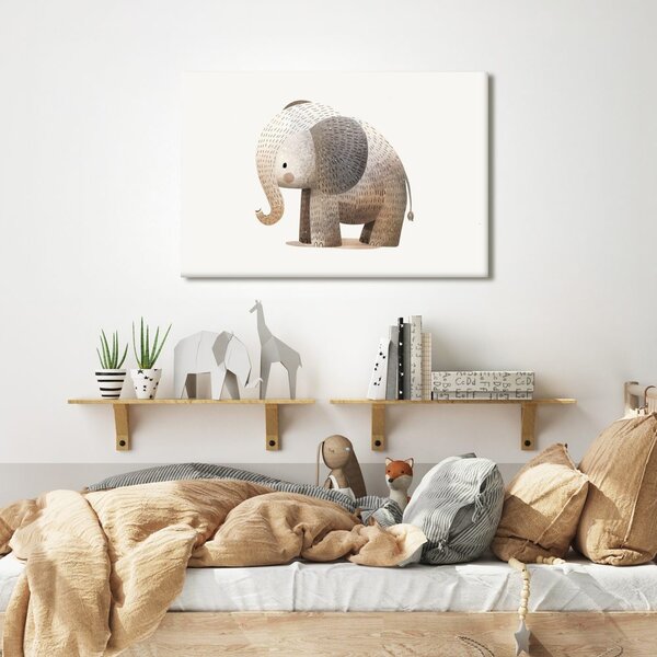 Tablou elefant drăguț pentru copii