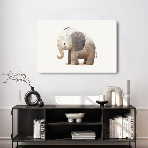 Tablou elefant drăguț pentru copii