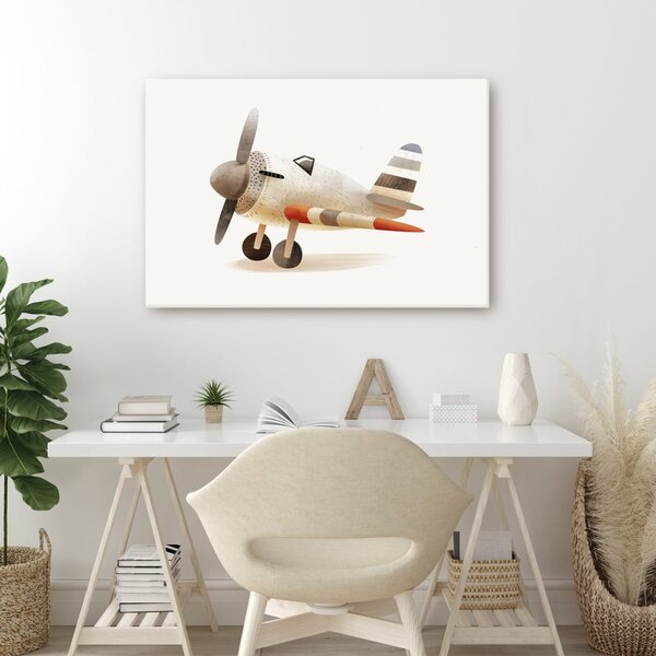Tablou avion retro în mișcare