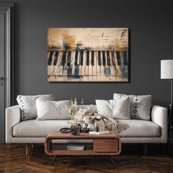 Tablou clape de pian abstracte