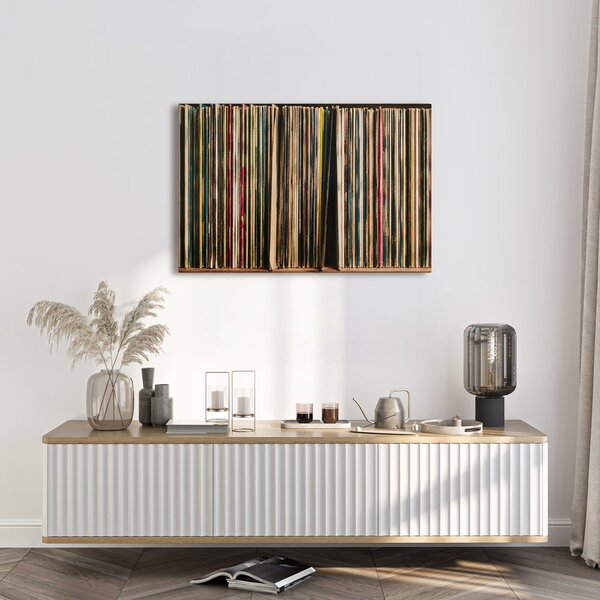 Tablou discuri de vinil retro