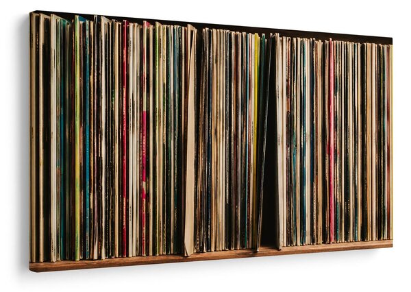 Tablou discuri de vinil retro