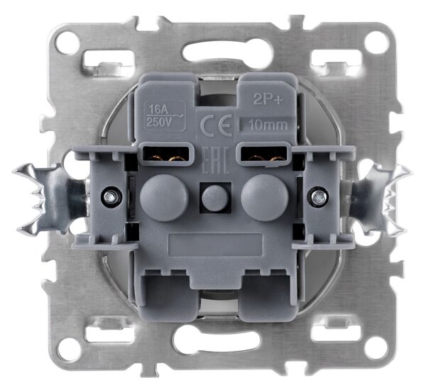Priză simplă cu împământare OSTE JNH001-G Black