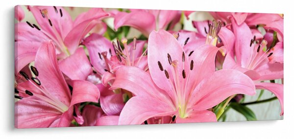 Tablou - Liliac roz (120x50 cm)
