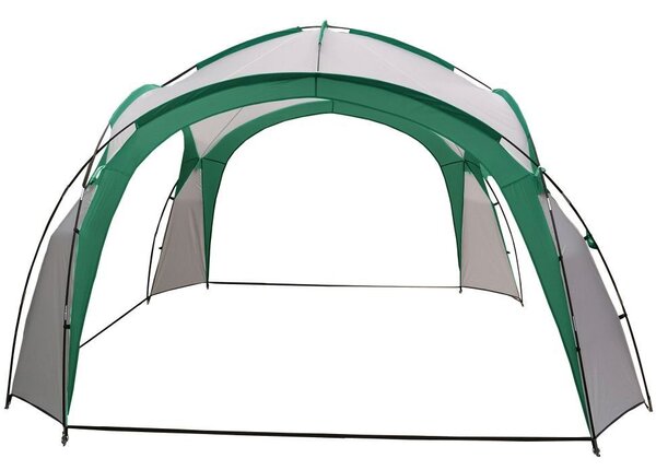 Cort pavilion pentru picnic în grădină 3,5 x 3,5 m verde