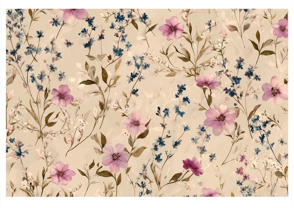 Tablou acuarele florale delicate