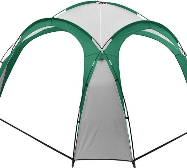 Cort pavilion pentru picnic în grădină 3,5 x 3,5 m verde