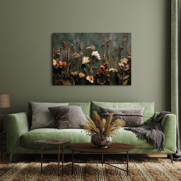 Tablou flori uscate romantice