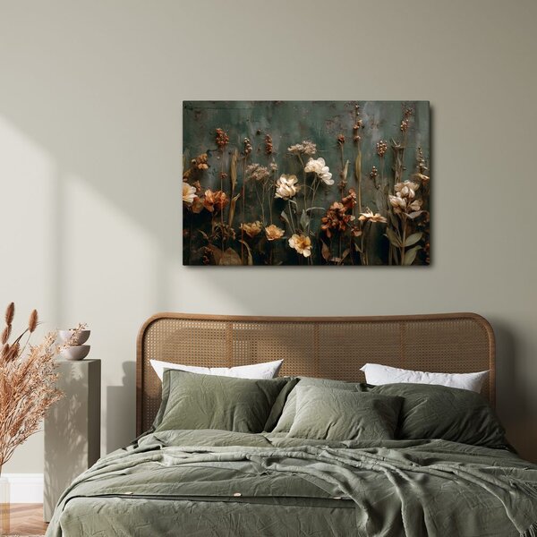 Tablou flori uscate romantice