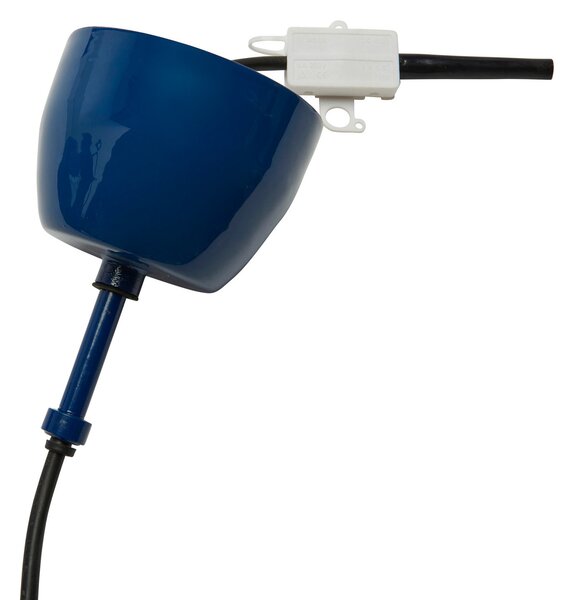 PR Home Solo lampă suspendată Ø 26 cm albastru, reglabil, Albastru, Camera de zi / sufragerie, Metal, Modern