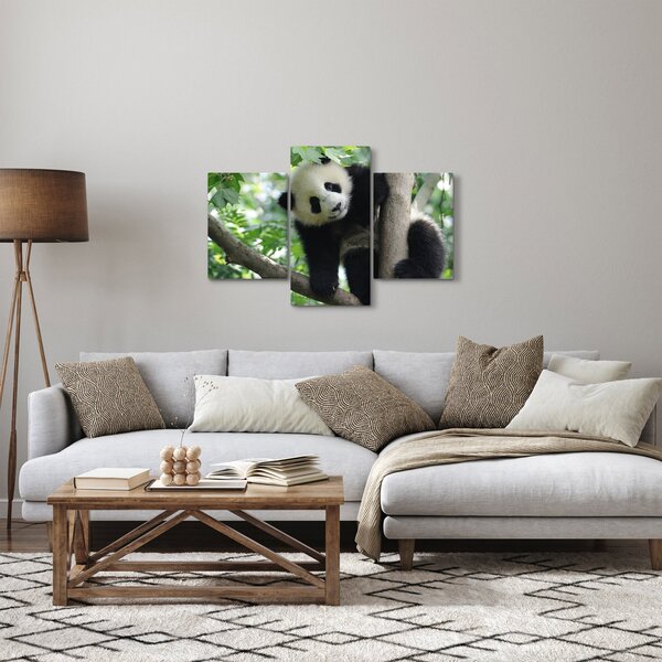 Tablou - Panda in copac (90x60 cm)