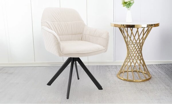 Scaun Living Tapitat KJC3846 Bej