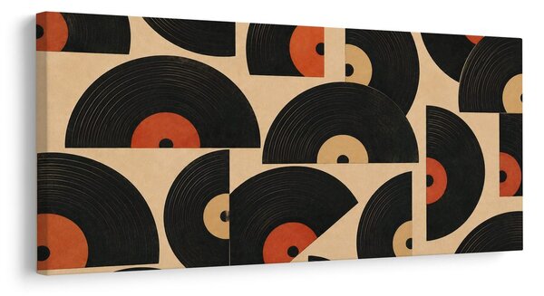 Tablou cercuri vinil stilate