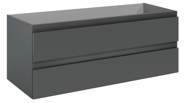 Oltens Vernal dulap 120x45.6x47 cm sub chiuveta pe perete grafit 60019400