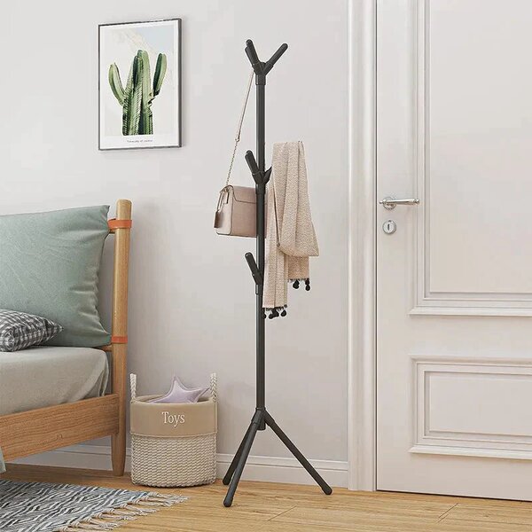 Cuier tip pom, 170 cm, cu 3 brate si 9 agatatori