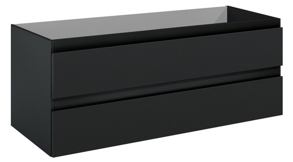 Oltens Vernal dulap 120x45.6x47 cm sub chiuveta pe perete negru 60019300