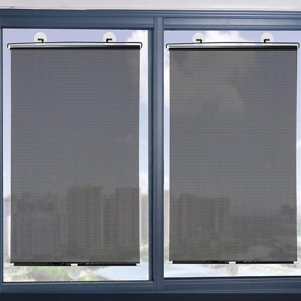 Set 2 x Jaluzea cu ventuza, 68 x 125 cm
