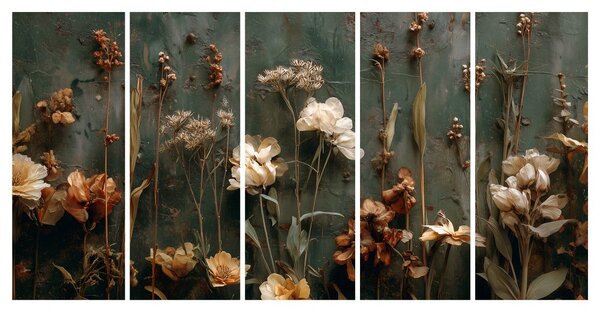 Tablou 5-piese armonie florală