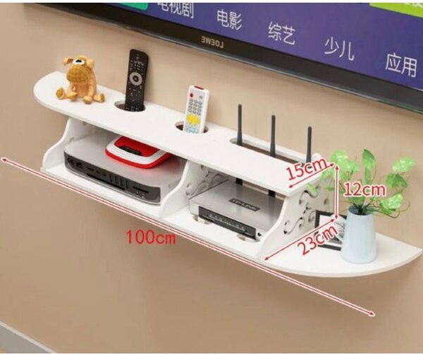 Suport router cu 3 compartimente, 100 cm