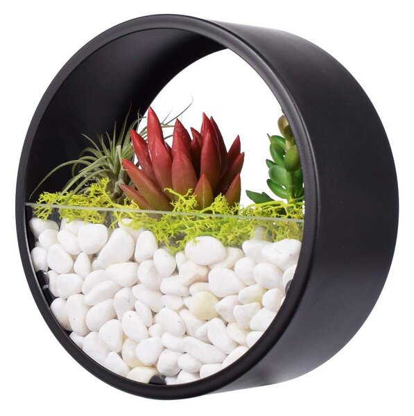 Etajera rotunda de perete, 18 cm diametru