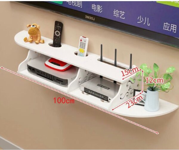 Suport router si accesorii, 3 compartimente, 100 cm