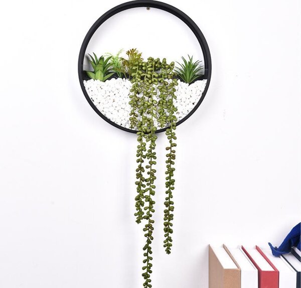 Etajera rotunda de perete, 18 cm diametru
