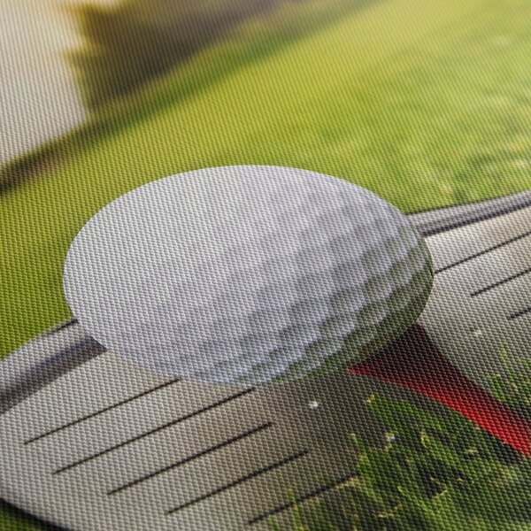 Tablou - Golf (cu ceas) (90x30 cm)