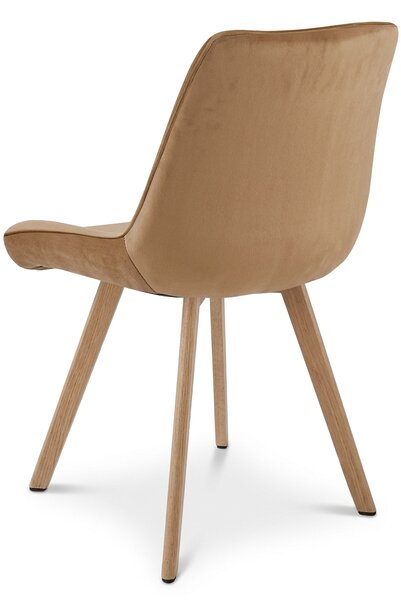 Scaun de masa SORIA VELVET, maro