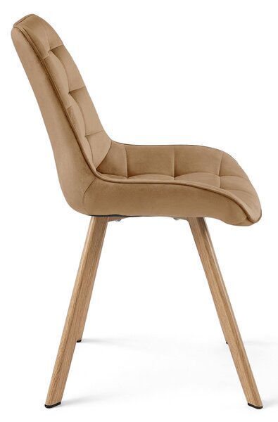 Scaun de masa SORIA VELVET, maro