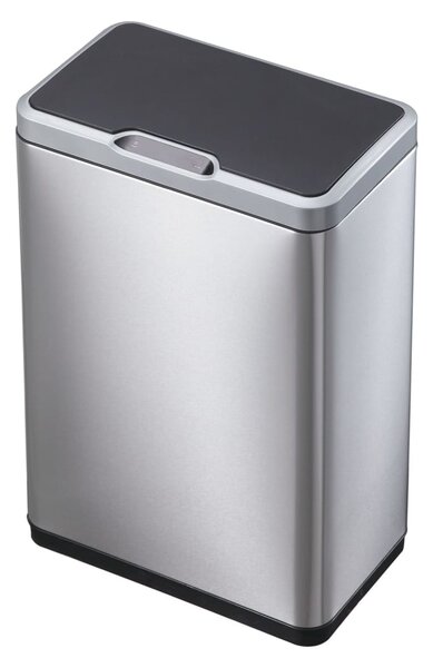 EKO Coș de gunoi cu senzor „Mirage”, 2x20 L, argintiu mat 31707164