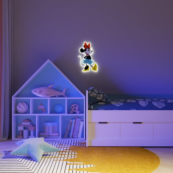 YellowPop Disney Minnie Full Body aplică LED, Camera de zi / sufragerie, Plastic, Viața tânără