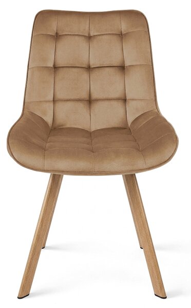 Scaun de masa SORIA VELVET, maro
