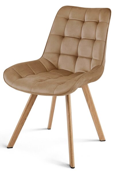 Scaun de masa SORIA VELVET, maro