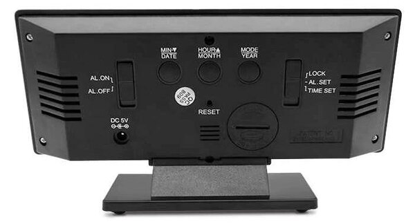 Ceas digital LED cu cifre mari, USB, temperatura