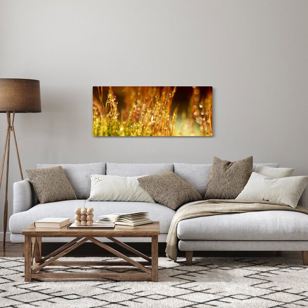 Tablou - Detaliu rouă (120x50 cm)