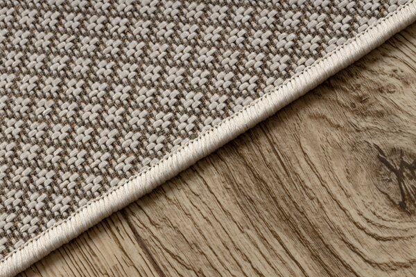 Covor sisal Floorlux 50002 Romburi şampanie si taupe